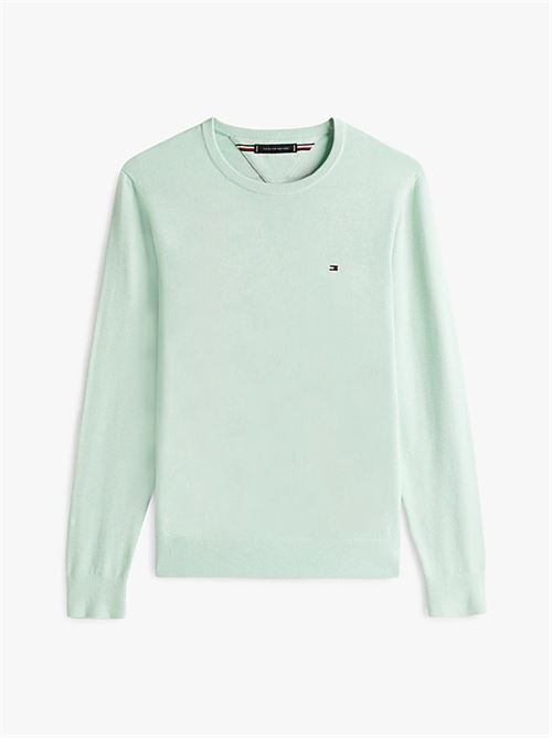 essential ssnl cotton crew neck TOMMY HILFIGER | MW0MW39999MRE